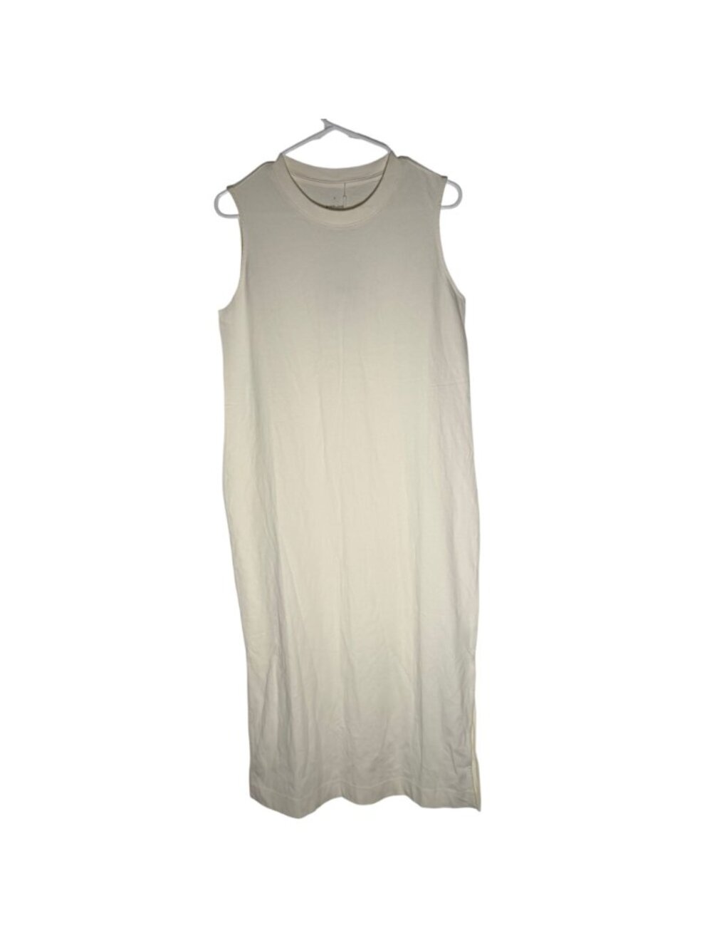 Everlane The Organic Cotton Weekend Tank Dress Women's Size Small in Canvas NWT! - Picture 2 of 6